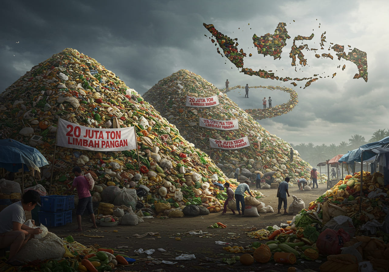 20 Juta Ton Limbah Pangan: Tantangan & Peluang Digital Hijao dalam Menekan 40% Sampah Rumah Tangga