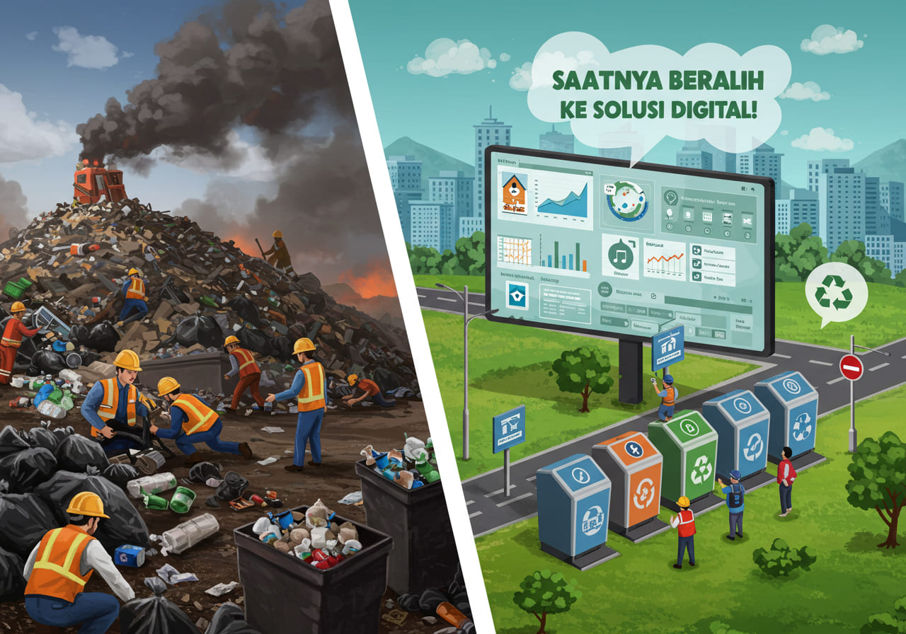 TPA Penuh dan Krisis Lahan: Saatnya Beralih ke Solusi Digital untuk Pengelolaan Sampah